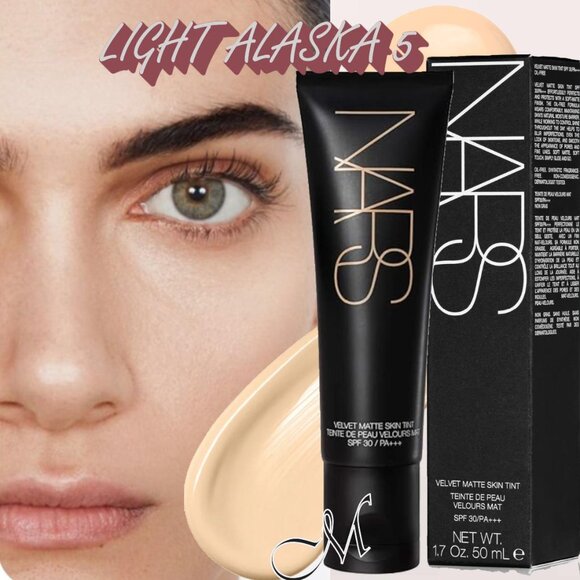 NARS Velvet Matte Skin Tint* SPF 30 ~ Light 2 Alaska (Fair/Warm Tones) 50ml NIB - Picture 1 of 10